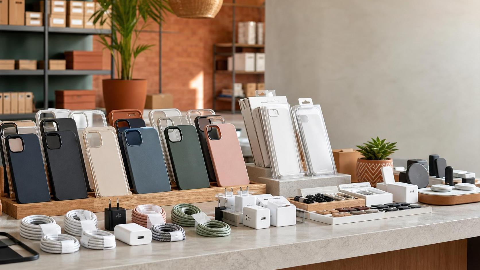 Accesorios para celular al mayoreo en México con surtido de fundas, micas, cargadores y cables para distribuidores MovAcc