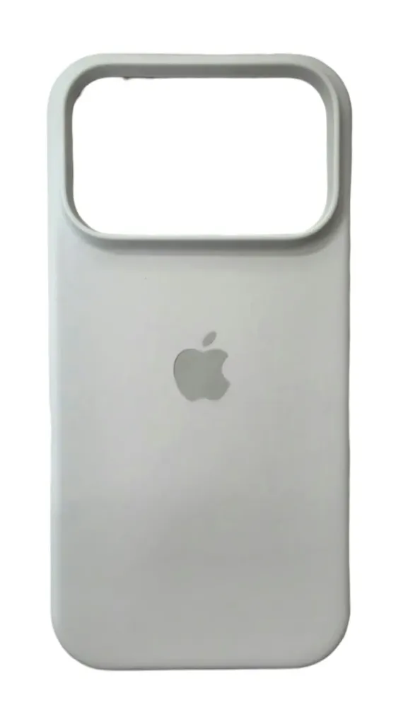 CASE TIPO ORIGINAL SILICON (IPHONE 17 PRO / IPHONE 18 PRO) (BLANCO)