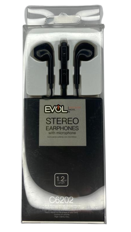 MANOS LIBRES EVOL 6202 (NEGRO)
