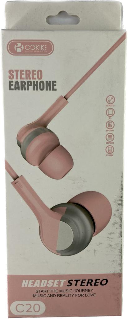 [Manos libres 200014] AUDIFONOS EVOL C20 (ROSA)