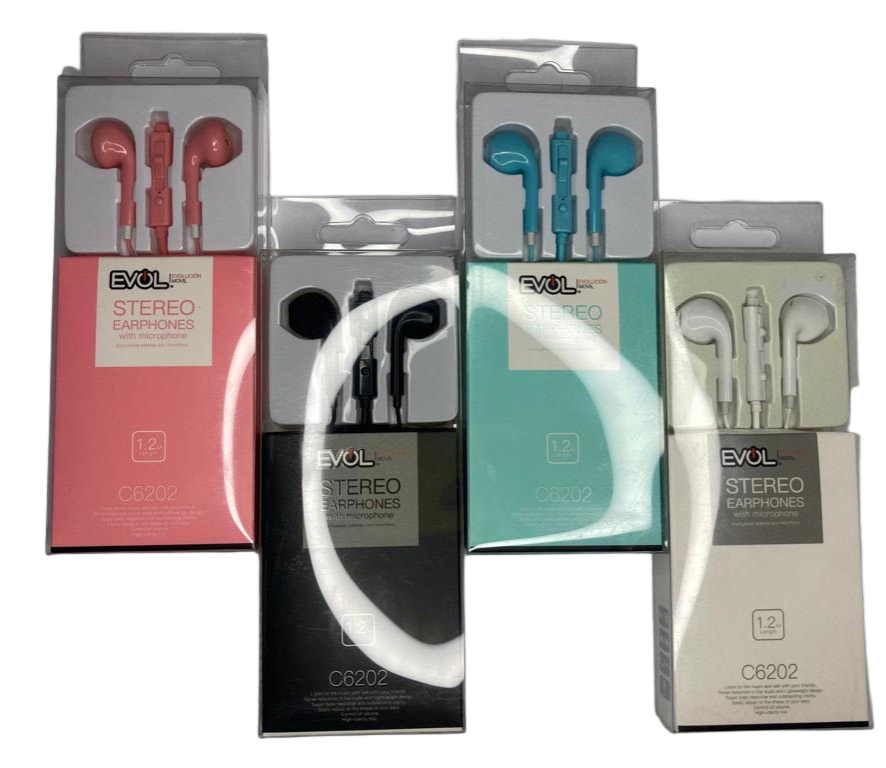 MANOS LIBRES EVOL 6202  (NEGRO)