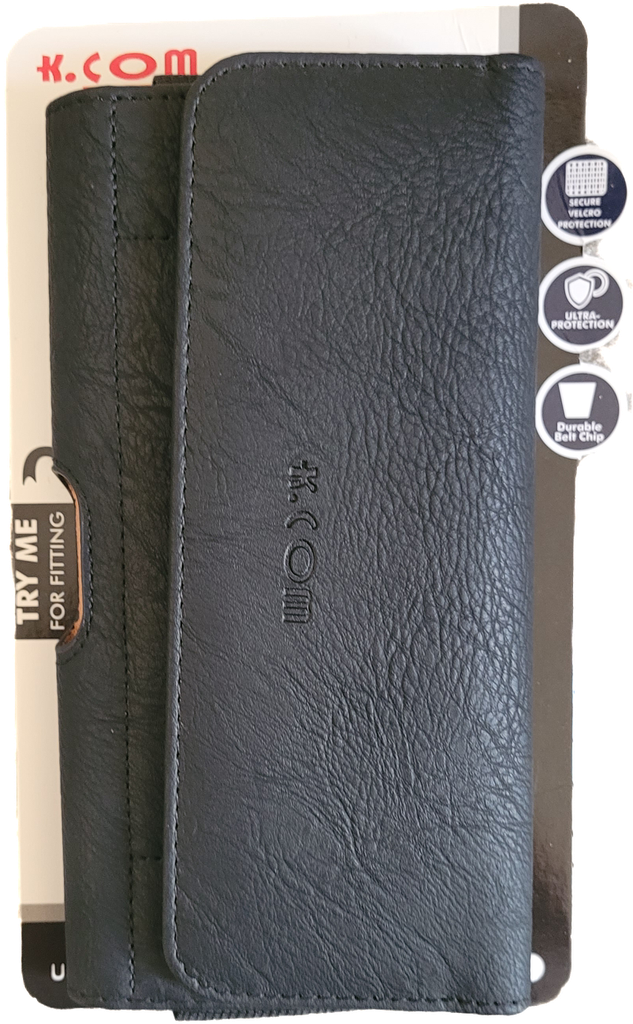 PROTECTOR UNIVERSAL CINTURÓN (6.5 PULGADAS) (PIEL NEGRO, HORIZONTAL)
