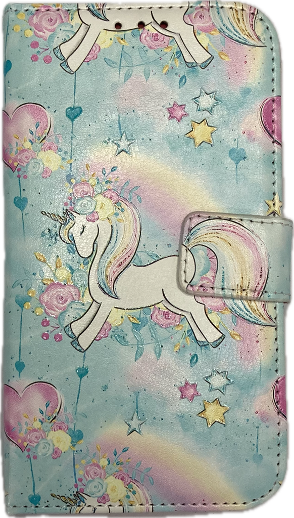 [PROTECTOR CASE FUNDA] CARTERA UNIVERSAL KCOM (5.5 PULGADAS) (UNICORNIO)