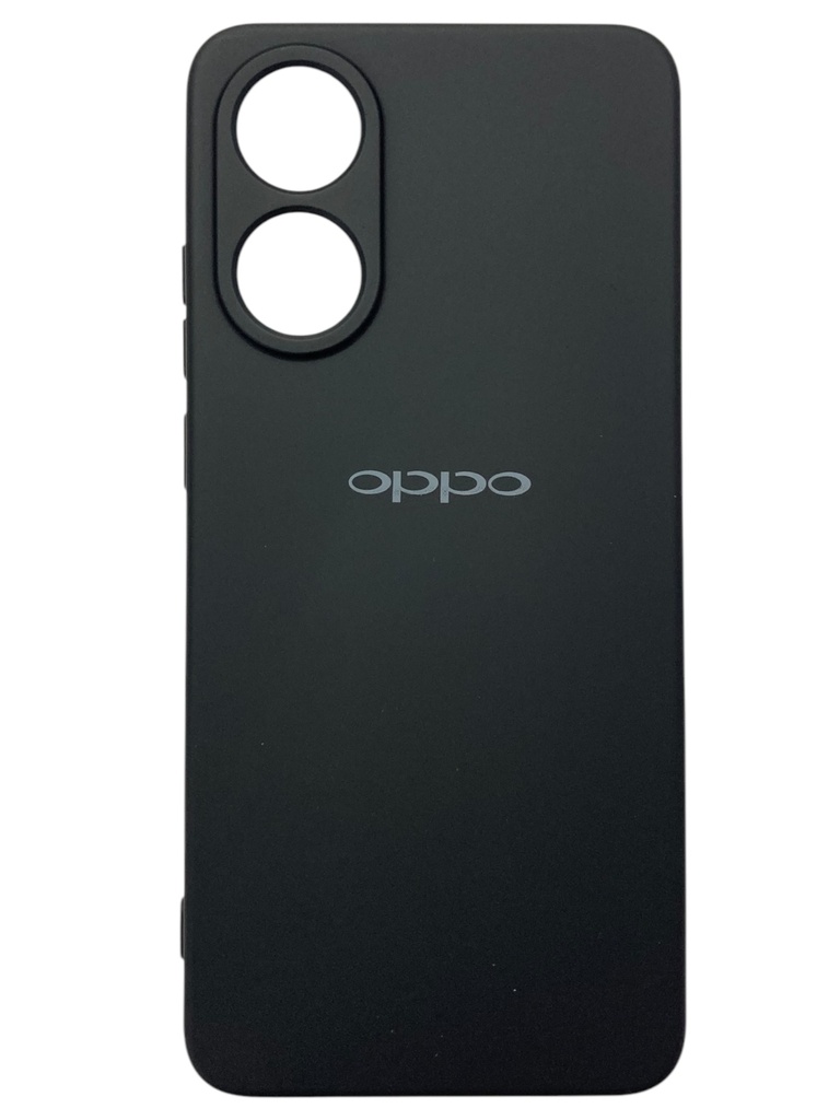 CASE TIPO ORIGINAL SILICON (OPPO A78) (NEGRO)