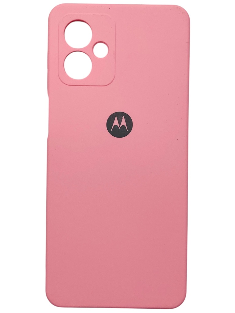 CASE TIPO ORIGINAL SILICON (MOTOROLA G14) (ROSA)