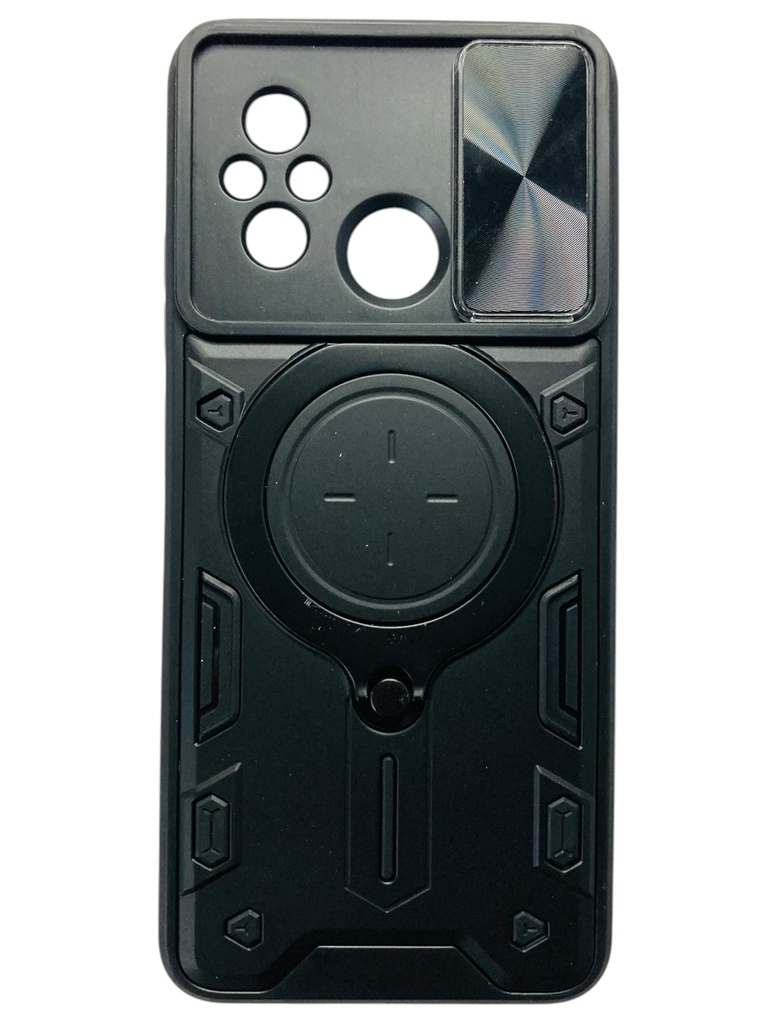 CASE ANILLO MAGSAFE (XIAOMI REDMI 12C) (NEGRO)