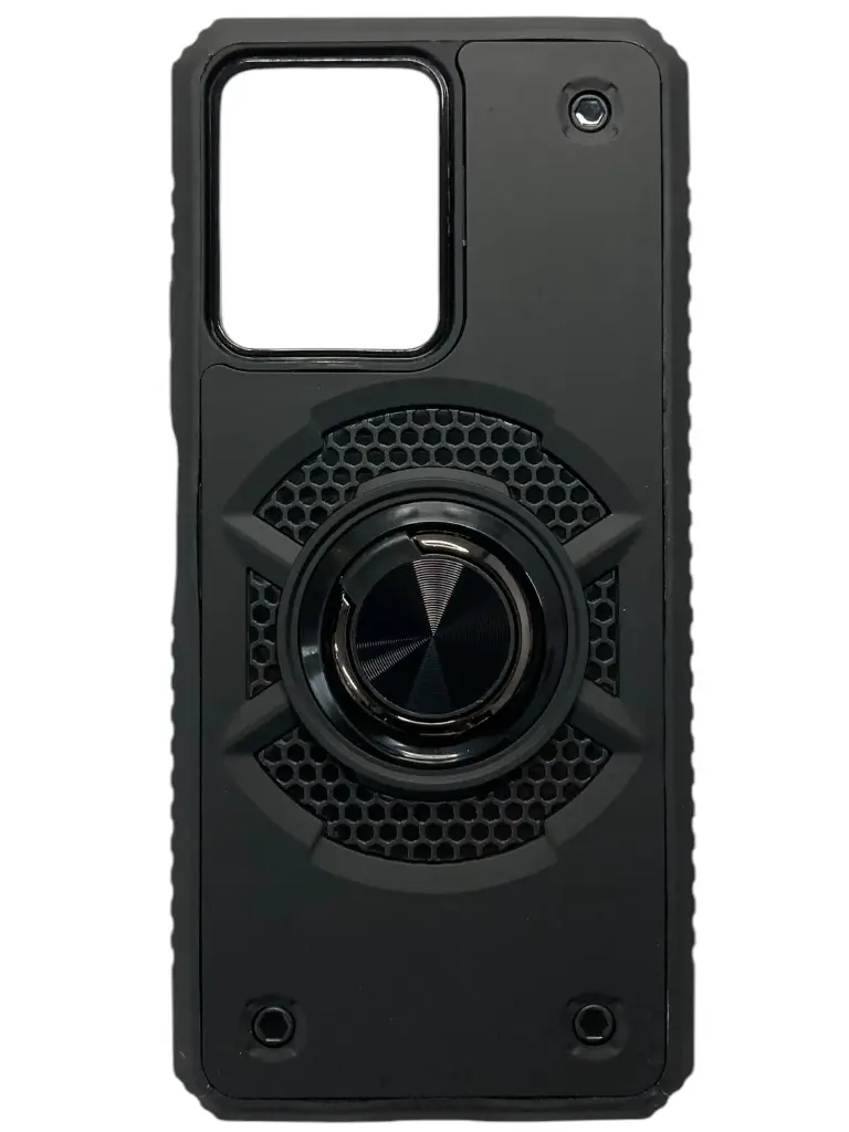 CASE ANILLO ESCUDO (XIAOMI REDMI NOTE 12 PRO 5G) (NEGRO)