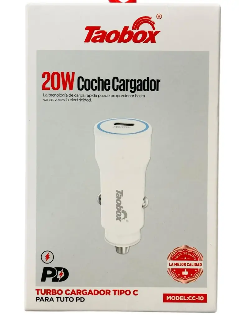 CARGADOR CARRO TAOBOX TIPO C (CC-10)