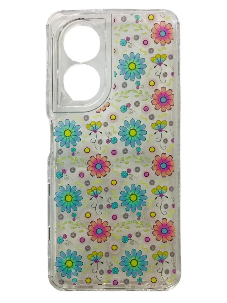 CASE 360 DISEÑO 9D (OPPO A58) (FLORAL)