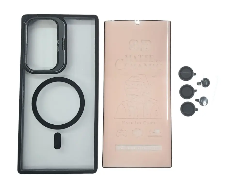 CASE MAGSAFE VENTANA (SAMSUNG S23 ULTRA) (NEGRO)