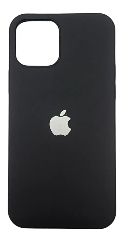 CASE TIPO ORIGINAL SILICON (IPHONE 12 / IPHONE 12 PRO) (NEGRO)