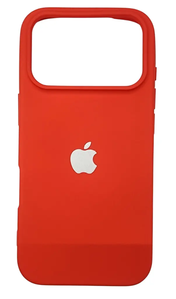 CASE TIPO ORIGINAL SILICON (IPHONE 17 PRO MAX) (ROJO)