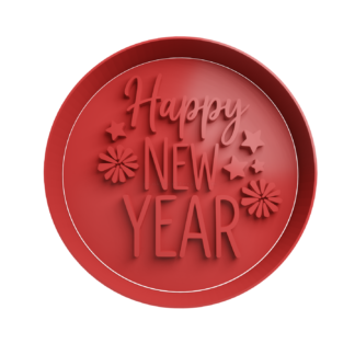 Happy New Year Cortador de Galletas