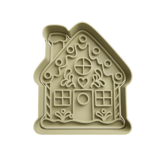 Casa de Jengibre Cortador de Galletas