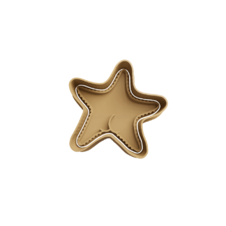 Estrella de Mar Culona Mini Cortador de Galletas