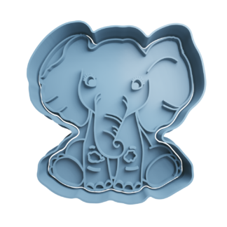 Elefante Bebe Cortador de Galletas