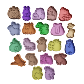 Set Carpinchos Cortador de Galletas