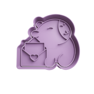 Carpincho con Carta Cortador de Galletas