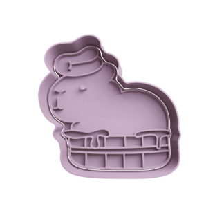 Carpincho Bañandose Cortador de Galletas