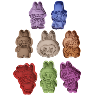 Set Labubu Cortador de Galletas