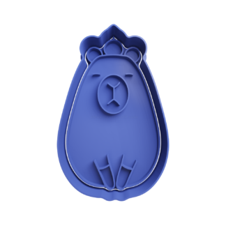 Carpincho con Naranja en la Cabeza Cortador de Galletas