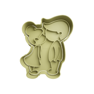 Pareja Cortador de Galletas