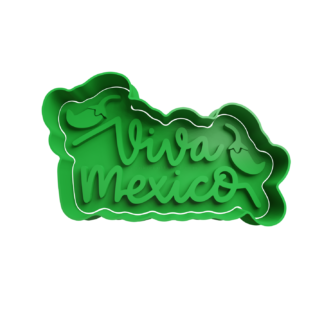 Viva Mexico Cortador de Galletas