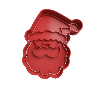 Papa Noel Cabeza Cortador de Galletas