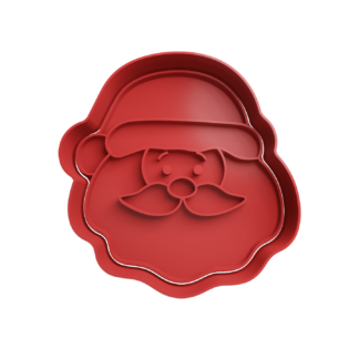 Papa Noel Cabeza Cortador de Galletas