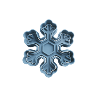 Copo de Nieve Cortador de Galletas