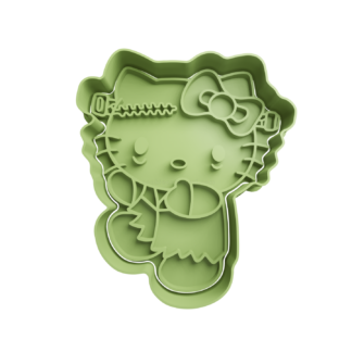 Hello Kitty Frankenstein Cortador de Galletas
