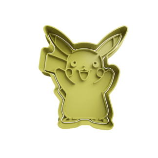 Pikachu Festejando Cortador de Galletas