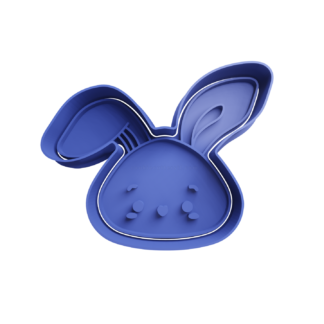 Cabeza de Conejo Cortador de Galletas