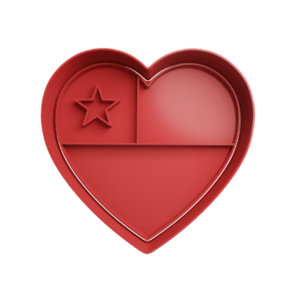 Corazon Chile Cortador de Galletas