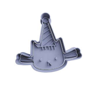 Gatito Cumpleañero Cortador de Galletas