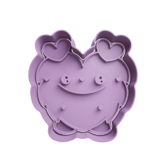 Monstruo Tierno Corazon Cortador de Galletas