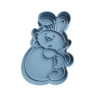 Conejo con Huevo de Pascua Cortador de Galletas