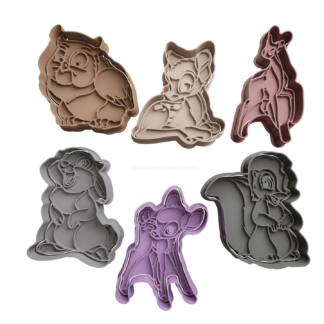 Set Bambi Cortador de Galletas