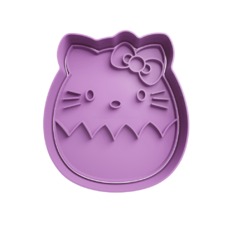Hello Kitty Huevo de Pascua Cortador de Galletas