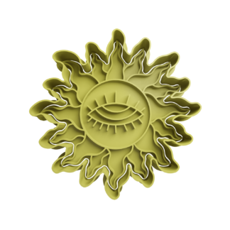 Sol con El Ojo que ve Cortador de Galletas