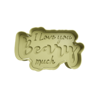 I love you beary much Cortador de Galletas
