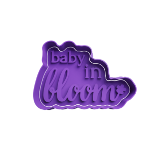 Baby in bloom Cortador de Galletas