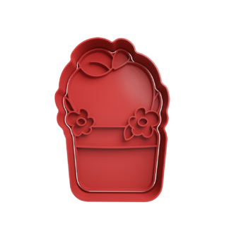 Manzana en Maceta Cortador de Galletas