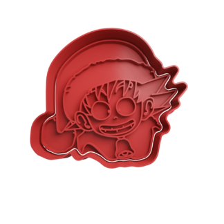 Son Goku Niño Navidad Cortador de Galletas