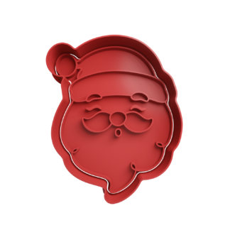 Papa Noel Cabeza Cortador de Galletas