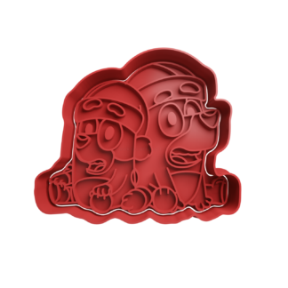 Bingo y Heeler Cortador de Galletas