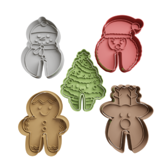 Set Navidad para Taza Cortador de Galletas