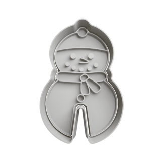 Muñeco de Nieve para Taza Cortador de Galletas