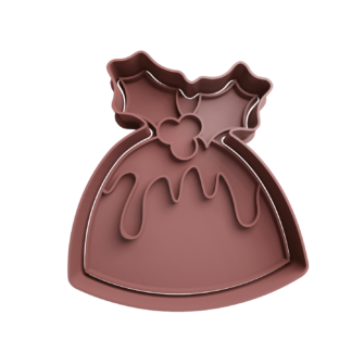 Pudin con Muerdago Cortador de Galletas