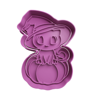 Mew en Calabaza Cortador de Galletas